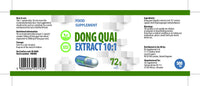 Hepatica Dong Quai 5,000mg | 10:1 Extract (500mg) | 120 Vegan Capsules | High Strength Hormonal & Menstrual Support | 3rd Party Lab Tested