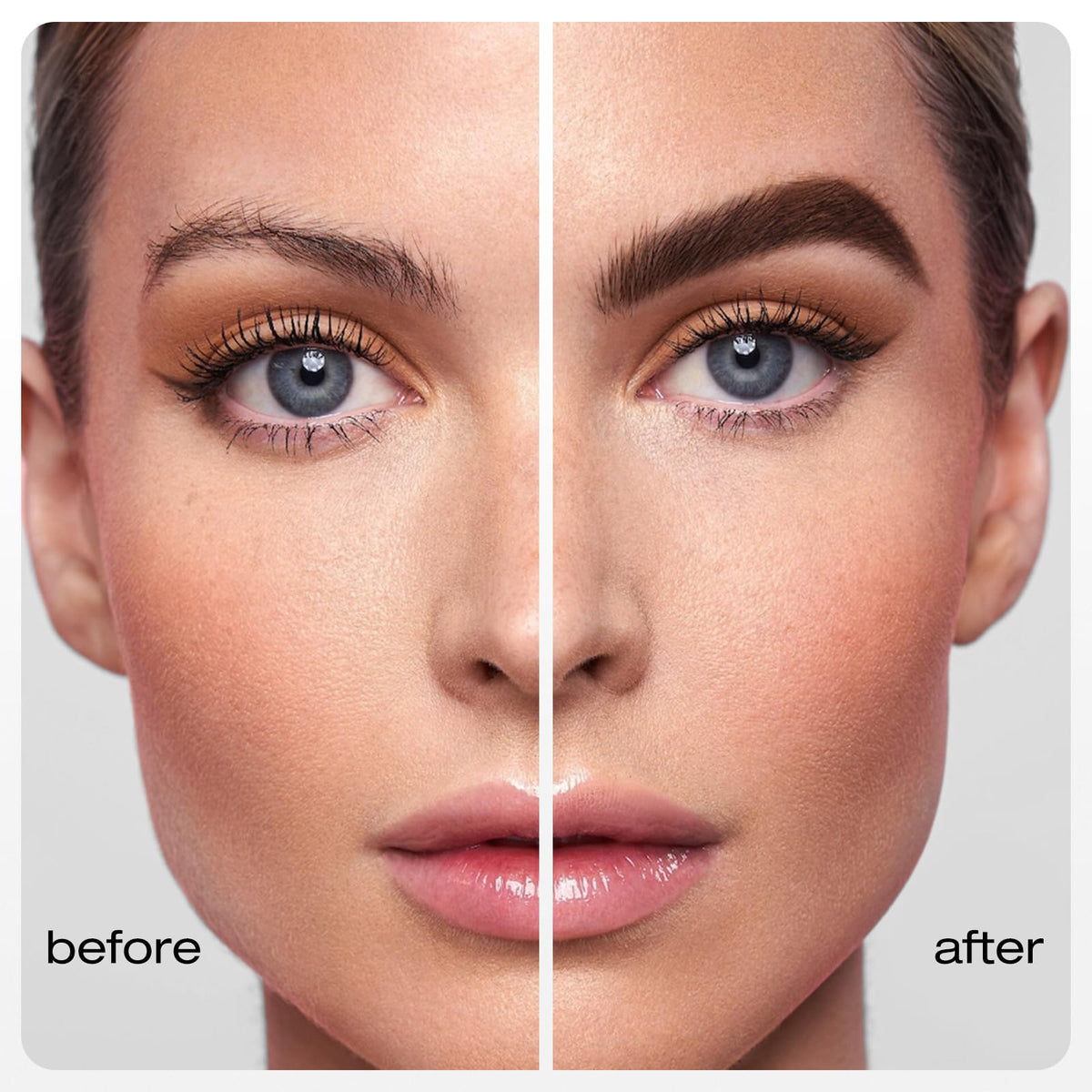 Boobeen Brow Fection Angled Brush & Dip, Waterproof Liquid Eyebrow Brush, Long Lasting Brow Pencil for Beginner, Creates Real-looking Brows Effortlessly