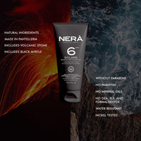Nera Pantelleria NERA Pantelleria SPF 6 Water Resistant Sunscreen lotion: Low Protection 100ML Lotion with UVA & UVB Filters for Dehydration and Aging Prevention, Men and Women