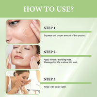 Purifying Exfoliating Gel Pore-Shrinking, Moisturizing Skin Cleanser, Exfoliating Gel Efficient for Removing Aging Keratin and Impurities, Purifying Enzymes Exfoliating Gel for Home and Travel Use