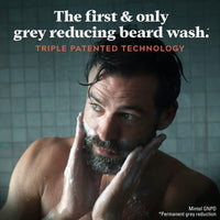 Just For Men Control GX Beard Wash, Reduces Grey With Each Wash For Subtle, Natural-Looking Results – All Shades, 118 ml