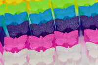 Rainbow Sensation 50 x Mini Soap Shapes - Handwash Bars Party Favours Kids Scented Gift/SLS Free/Vegan Friendly (Butterflies)
