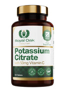 Royal Oak Health - Potassium Citrate with 50 mg Vitamin C - Potassium Supplements (180 Tablets)