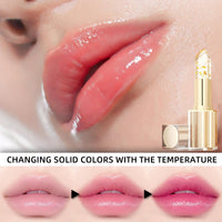 OlymGrow Gold Foil & Crystal pH Lipstick – Transfer-Proof, Color Changing, 24H Hydration & Glossy Shine. Long-Lasting, Moisturizing Lip Gloss for Women. Good for All-Day Wear & Vibrant Color