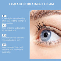 Orknglowy 2PCS Chalazion & Blepharitis Treatment Eye Cream, Chalazion Eye Treatment, Eyelid Cream for Blepharitis, Stye Treatment for Dry Eyes, Moisturizing Eyelid Cream for Daily Eye Care, Soothe, Hydrate