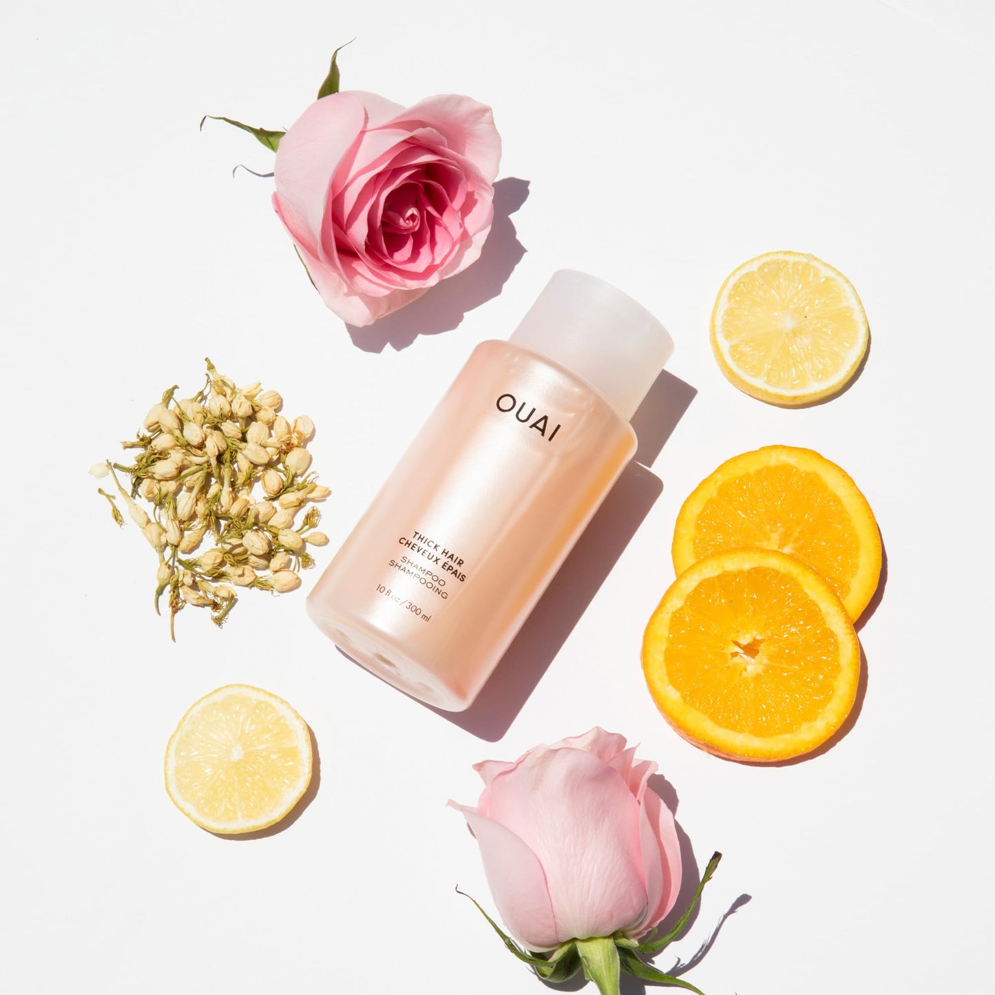 Ouai OUAI Thick Shampoo Travel Size - Moisturising Shampoo + Keratin, Marshmallow Root, Shea Butter & Avocado Oil for Thick Hair - Strengthens, Hydrates - Paraben, Phthalate, Sulfate Free Shampoo - 89ml