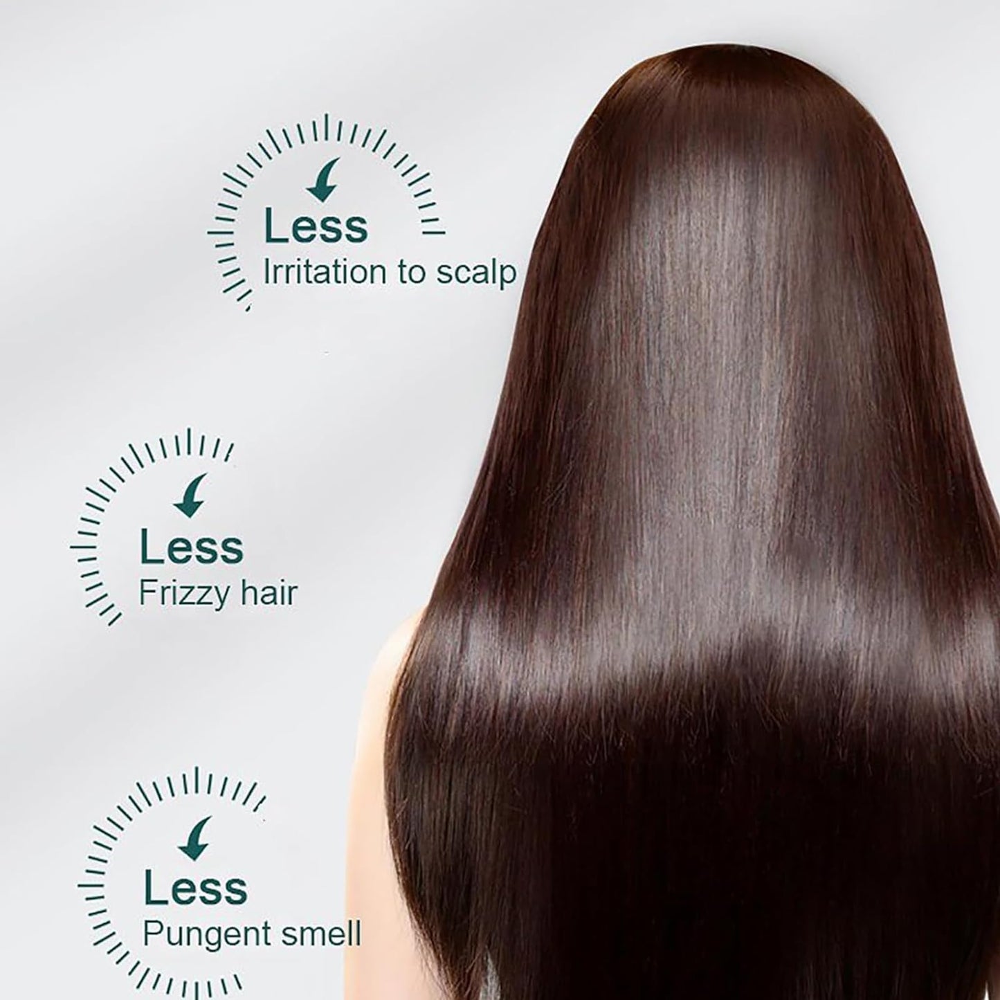 GNAUMORE Bubble Plant Hair Dye,Bubble Hair Dye,New Botanical Bubble Hair Dye,Hair Dye Shampoo,Natural Plant Hair Dye,Bubble Gentle Hair Coloring,Natural Hair Color Foam Bubble Shampoo(Chestnut brown)