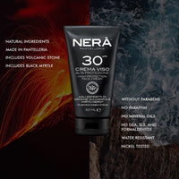 Nera Pantelleria NERA Pantelleria High Protection SPF 30 Sunscreen Lotion: Water-Resistant Sunscreen with UVA & UVB Filters. Prevents Dehydration & Skin Aging. 50ml for Men and Women