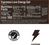 GU Gu Energy Running Gels - 4 Gel Taster Pack - Sports Energy Gels For Running , Cycling, Triathlon (Espresso Love)
