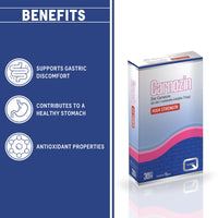 Quest Carnozin (Pack of 30) - Zinc Carnosine Complex Supplement for Gastro Protection & Healing (75mg per Tablet). High Strength Anti-Inflammatory Tablets. Suitable for Vegans.