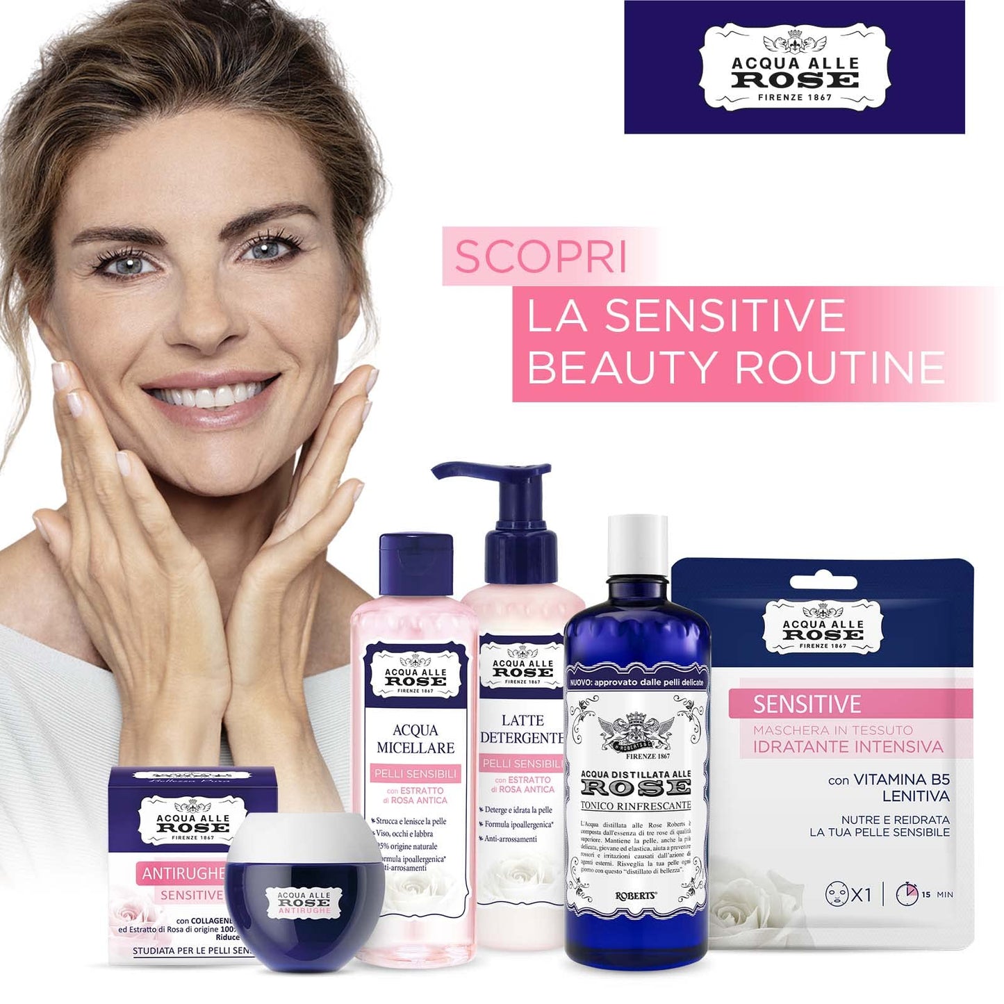 Acqua alle Rose ACQUA ROSE Classica 200 Latte Detergente 200Ml - Cosmesi