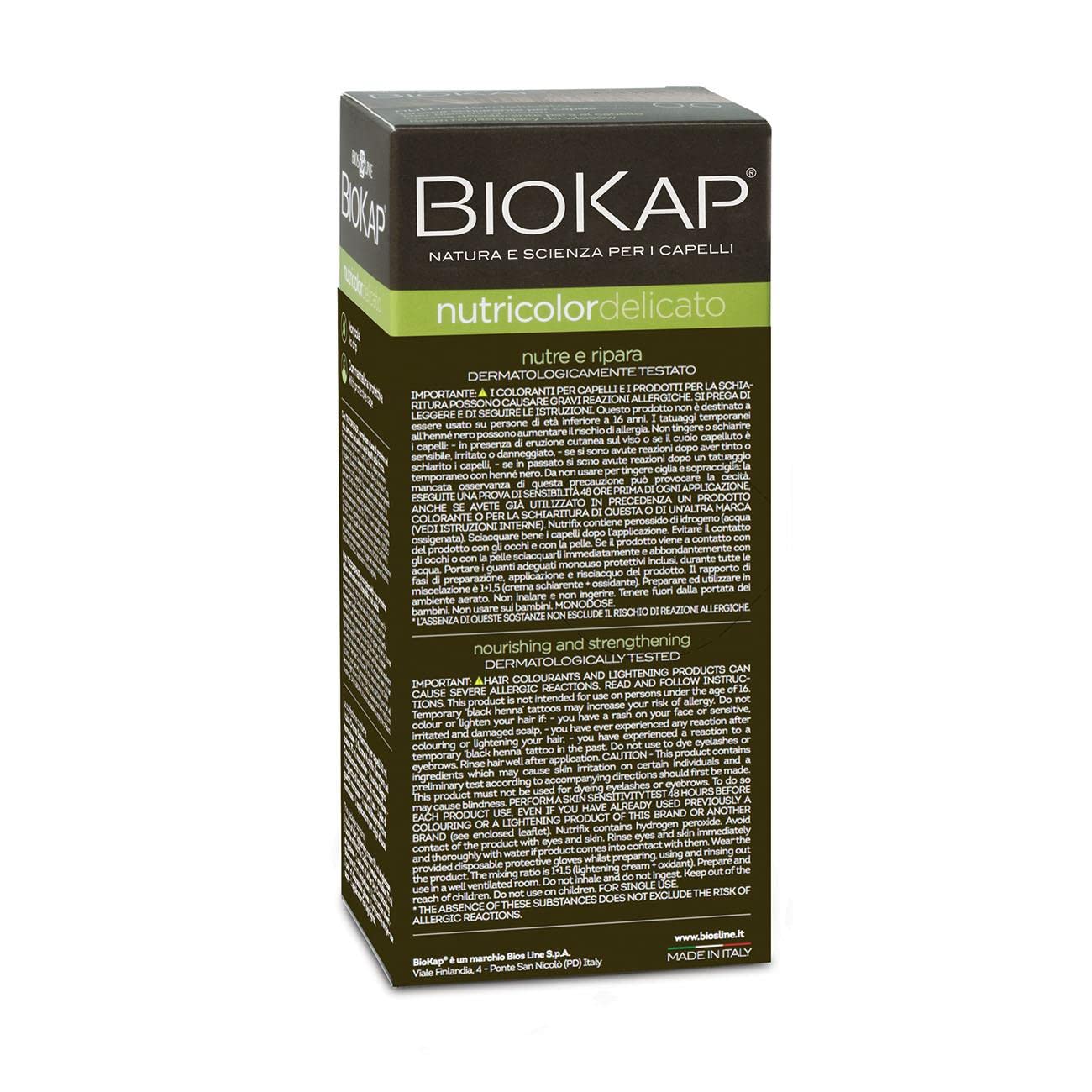 BIOKAP BioKap Hair Lightening Cream 0.0 145ml, permanent, vegan & natural nourishing formula suitable for sensitive skin