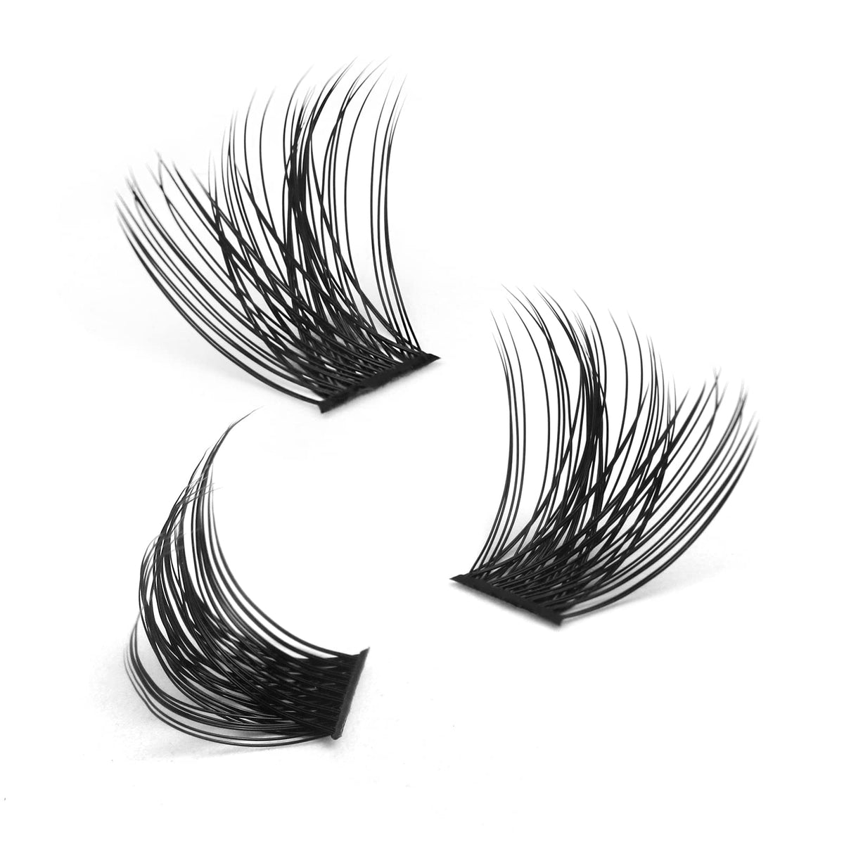 Higu clace Lash Clusters DIY Eyelash Extensions 144 Pcs Cluster Eyelash Extensions 8-16mm Cluster Lashes C Curl Thin Stem Lash Clusters Reusable Makeup for Self-application (Volume-Big C 8-16mm)