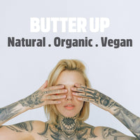 Butter Up Tattoo Aftercare - Heals & Brightens Tattoos, Natural, Organic, Cruelty Free, Rich Creamy Vegan Body Butter 100ml UK Made
