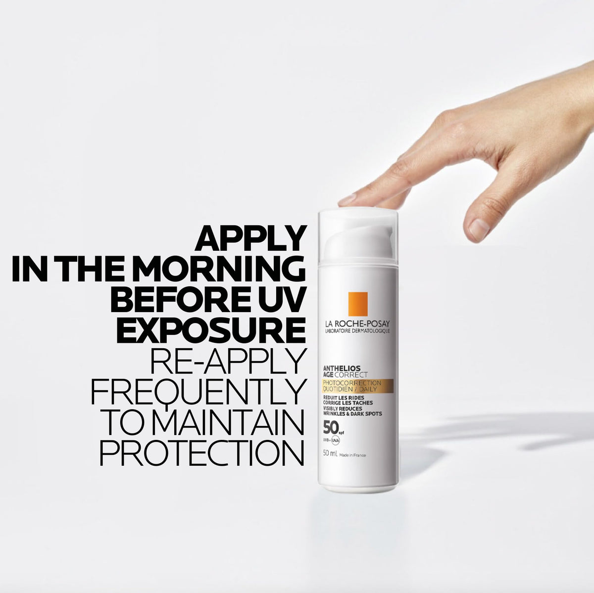 La Roche-Posay Anthelios Age Correct SPF50, Anti-Ageing Sunscreen, 50ml
