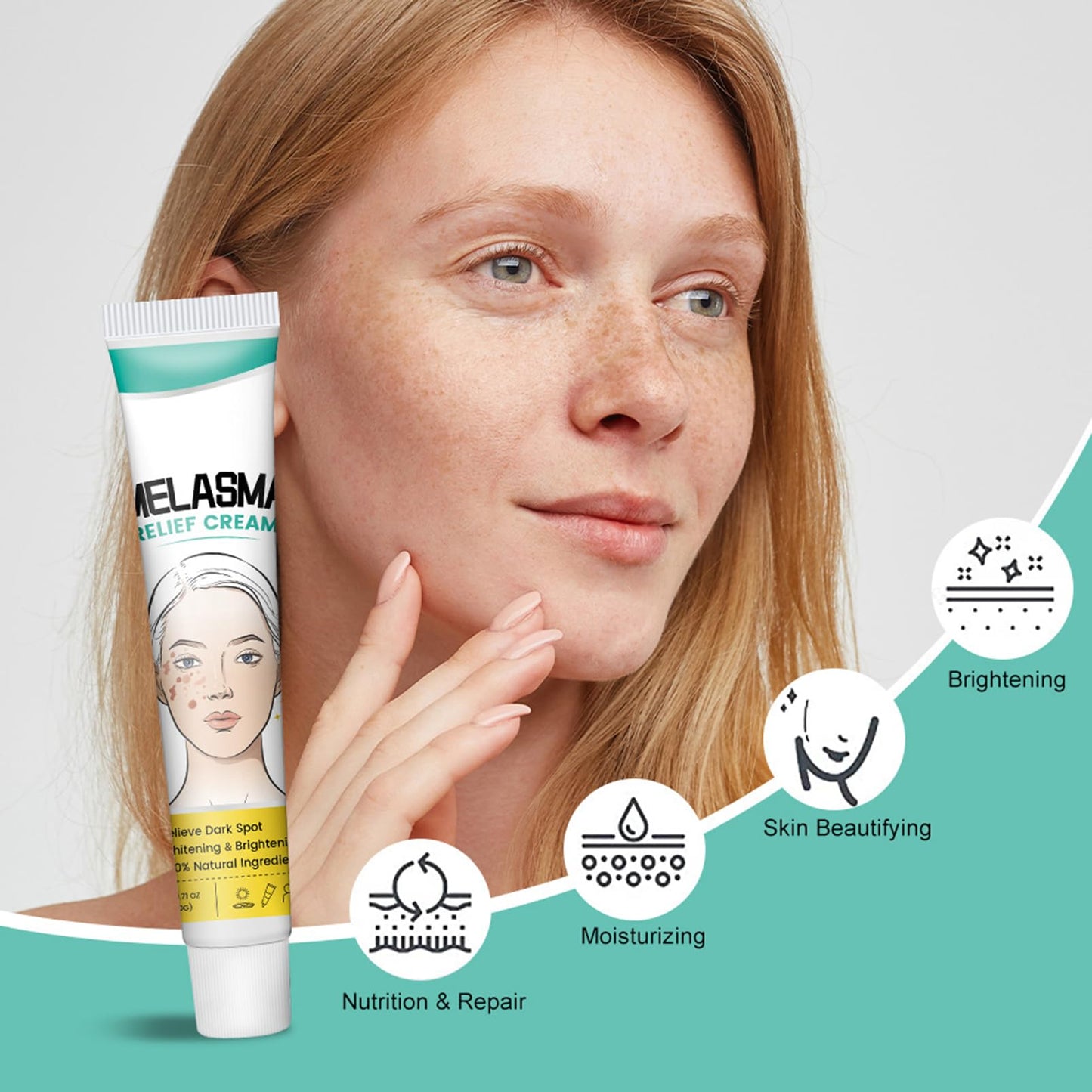 MEITREND Melasma Treatment For Face,Dark Spot Remover for Face & Body, Pigmentation Removal Cream,Corrector For Age Spots Sun Spots Freckles Melasma Brown Spots,Freckle Removal Cream