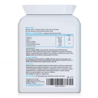 swiss bioenergetics Marine Collagen & Hyaluronic Acid Complex - 60 Capsules - 500mg of Highly Bioavailable Naticol® Hydrolysed Collagen