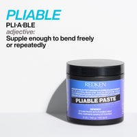 REDKEN Pliable Paste, Texturising Hair Paste for Flexible, All-Day Re-Workability, Medium Hold, 150 ml