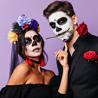 Mysense White Face Body Paint,Water Based Non-toxic Cream Body Paint for Adults and Children,Halloween Clown SFX Skull Skeleton Zombie Vampire Cosplay Makeup,0.6 OZ (18ml)