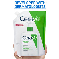 CeraVe Hydrating Cleanser Refill Face Wash for Normal to Dry Skin, 473ml