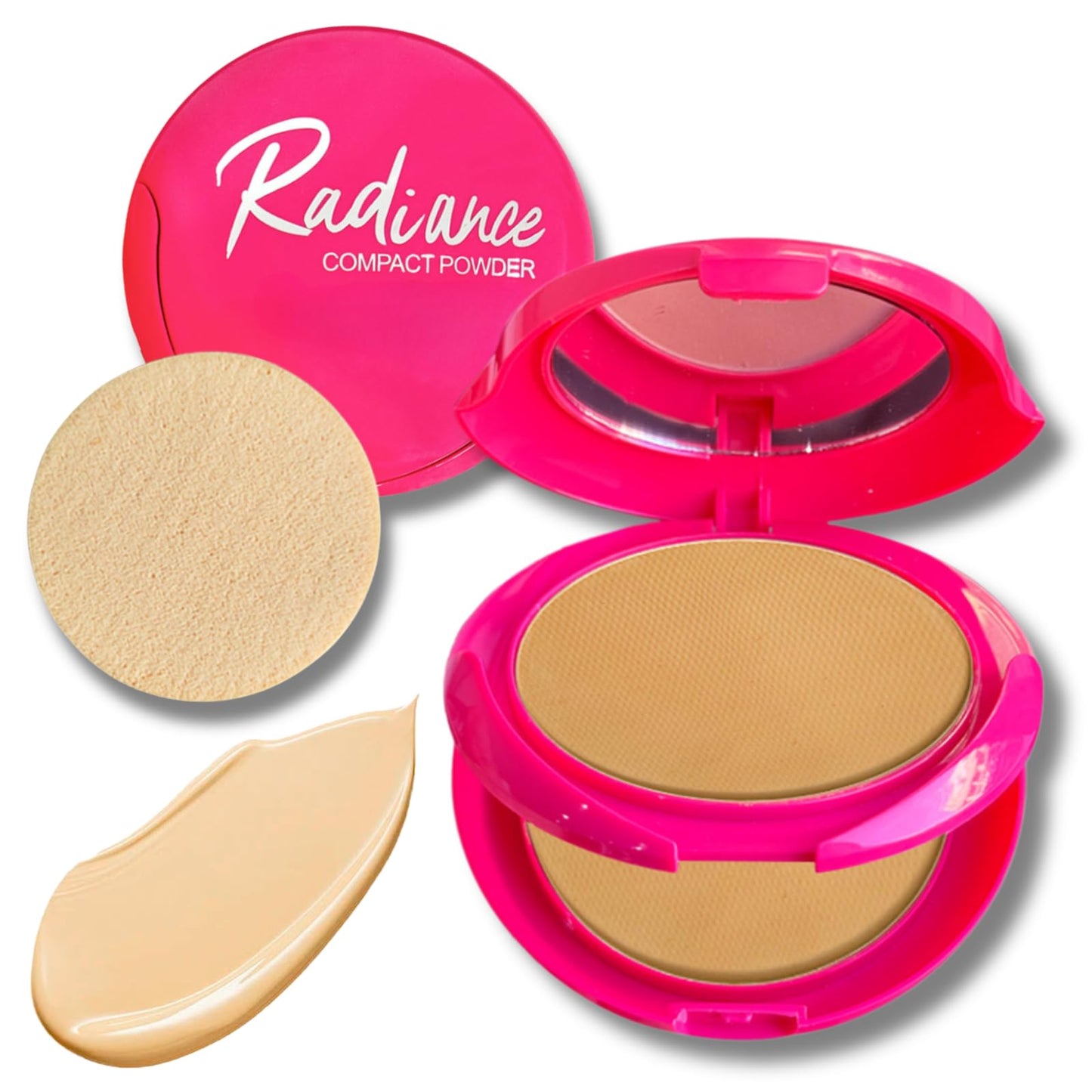 HERBENJOY Cushion Foundation Double-layer,Peptide Bounce Balm Foundation,Age-Defying Medium coverage foundation,Hydrating Moisturizing Lasting Makeup Balm,Blur Fine Lines, Smooths Texture All Type Skin(Natrual)