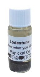 Angelleesa | Lodestone Gemstone Infused Magickal Incense Oil