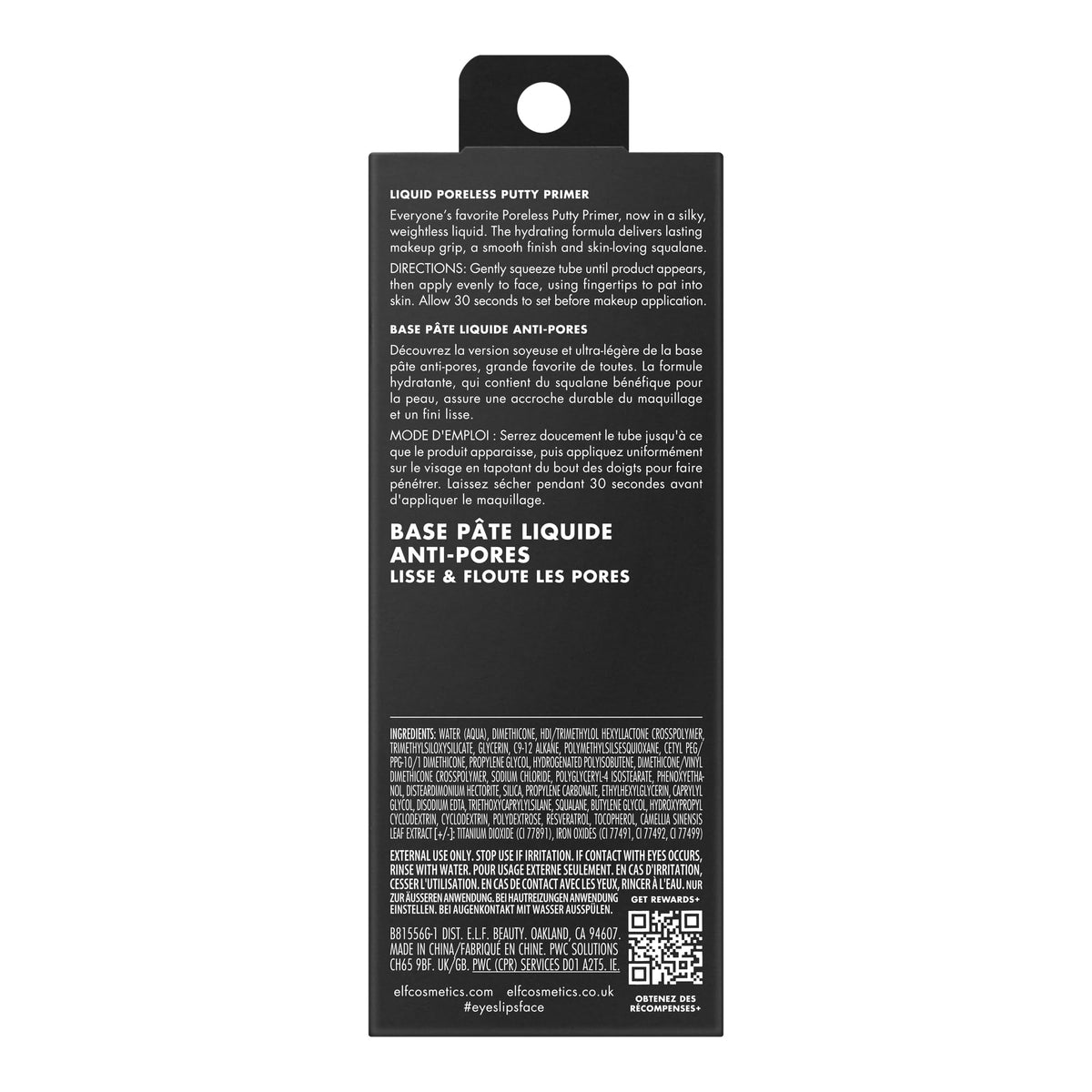 e.l.f. Liquid Poreless Putty Primer, Hydrating Liquid Face Primer For A Smooth Complexion, Grips Makeup For Longwear, Vegan & Cruelty-free