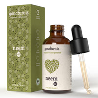 GONATURALS Cold Pressed Neem Oil for Skin - Organic Neem Oil - Neem Oil for Hair: Nail Oil, Eyebrow Oil & Scalp Oil for Hair Growth - Pure Neem Oil Organic - Alternative to Neem Cream for Skin (50 ml)