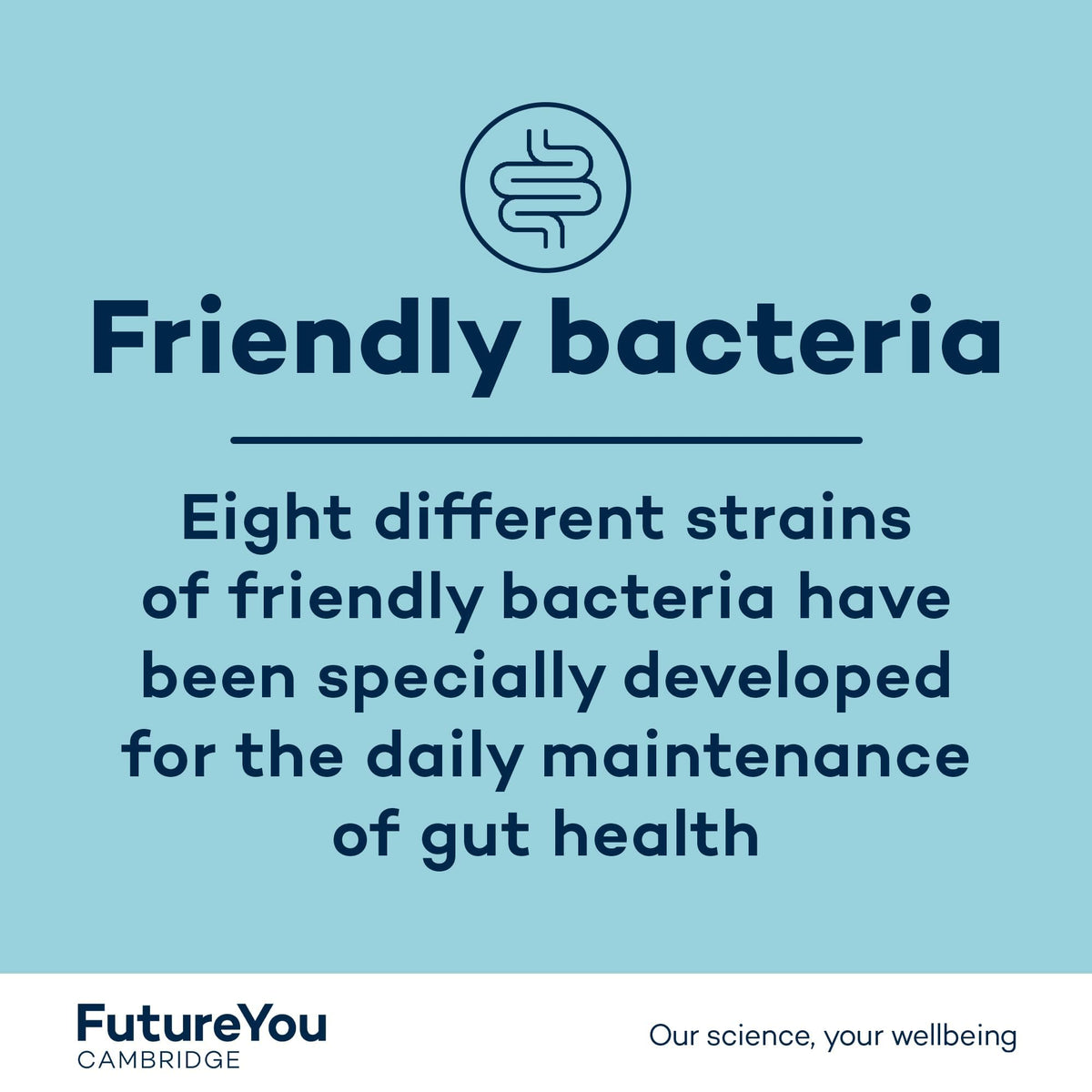 FutureYou ProBio 8+ (28 Powder Sachets) Probiotics for Gut Health, Probiotics for Women and Men, Gut Health Supplements with Lactobacillus Acidophilus W22 - Genuine FutureYou Cambridge Supplements