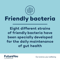 FutureYou ProBio 8+ (28 Powder Sachets) Probiotics for Gut Health, Probiotics for Women and Men, Gut Health Supplements with Lactobacillus Acidophilus W22 - Genuine FutureYou Cambridge Supplements