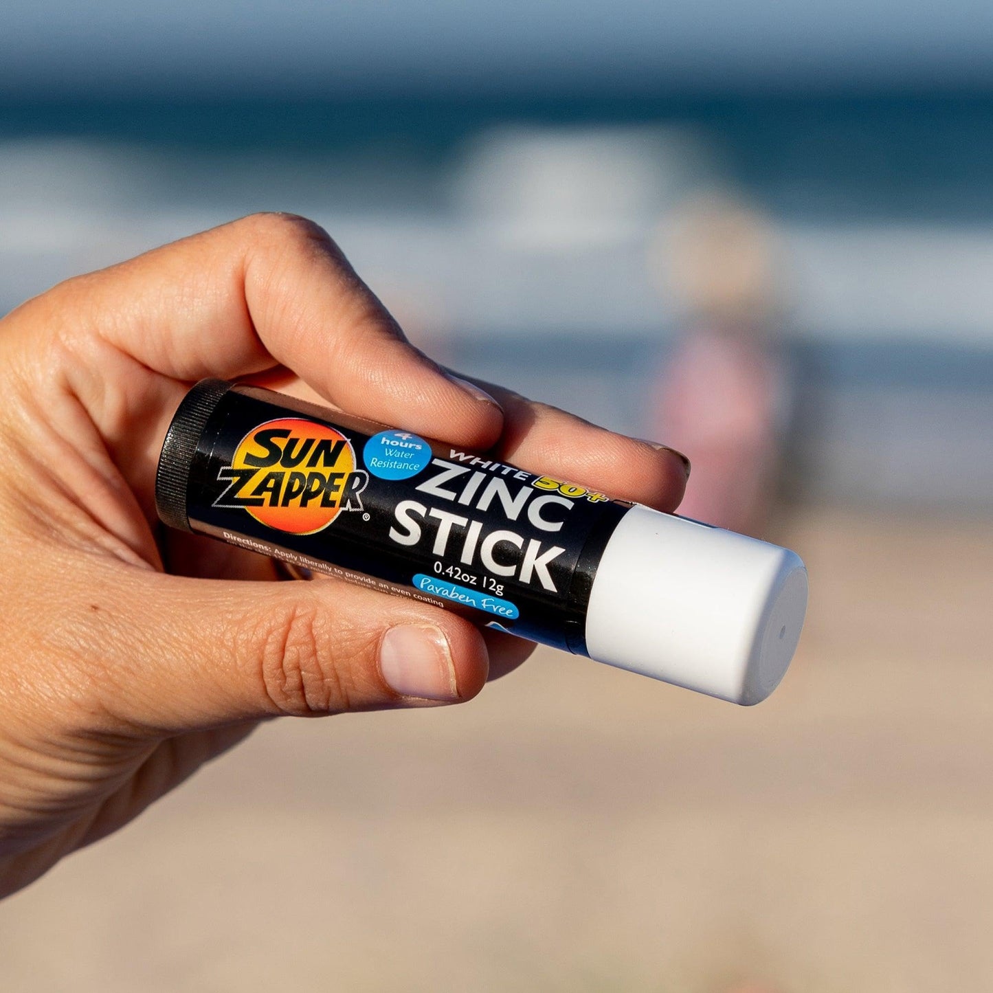 Sun Zapper White Colour Original Zinc Stick SPF 50 + Zinc Oxide Mineral Sunblock Stick for Face