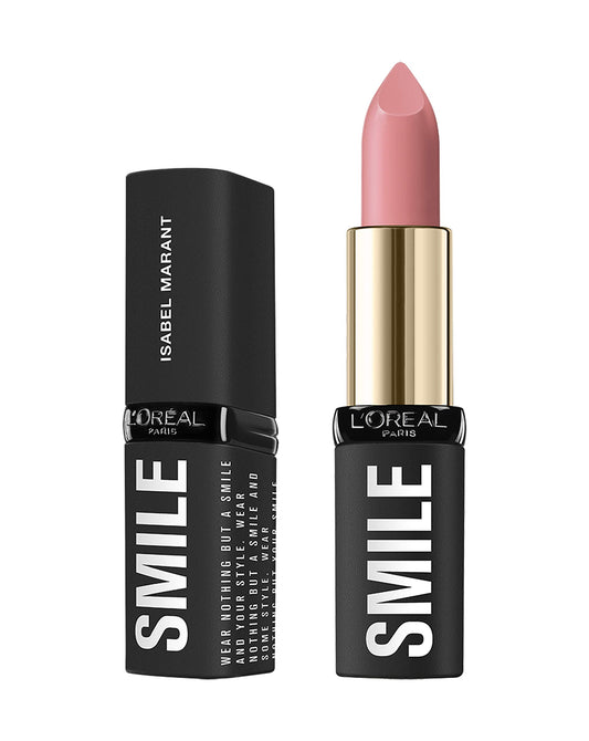 L'Oreal L'Oréal Paris Isabel Marant SMILE Lipstick Bastille Whistle, Nourishing Lipstick for Full and Healthy Lips, 4 g
