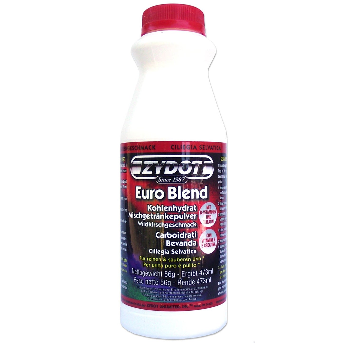 Zydot Euro Blend Detox Drink Mix Wild Cherry Flavour