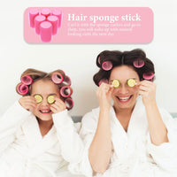FOMIYES Hair Rollers, 12Pcs Rollers For Hair, Heatless Hair Curler, Self Grip Hair Rollers for Long Hair,Medium and Short Hair