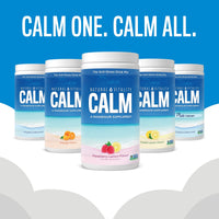 Natural Vitality Natural Calm - RLS - Restless Legs - Relaxation - Stress - Muscle Cramps - Tension - Unwind - Amazing Taste - Raspberry Lemon - 453 Gr