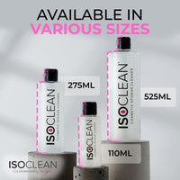 Isoclean ISOCLEAN Cosmetic Sponge Cleaner, Dissolves & Removes Makeup on Sponges, Blenders and Powder Puffs, Vegan Sanitizing Wash - 275ml