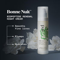 Pai Skincare London | BONNE NUIT BioPeptide Renewal Night Cream, Clinically Proven to Reduce Fine Lines & Boost Moisturisation by 32% Overnight. 50ml / 1.7 fl oz