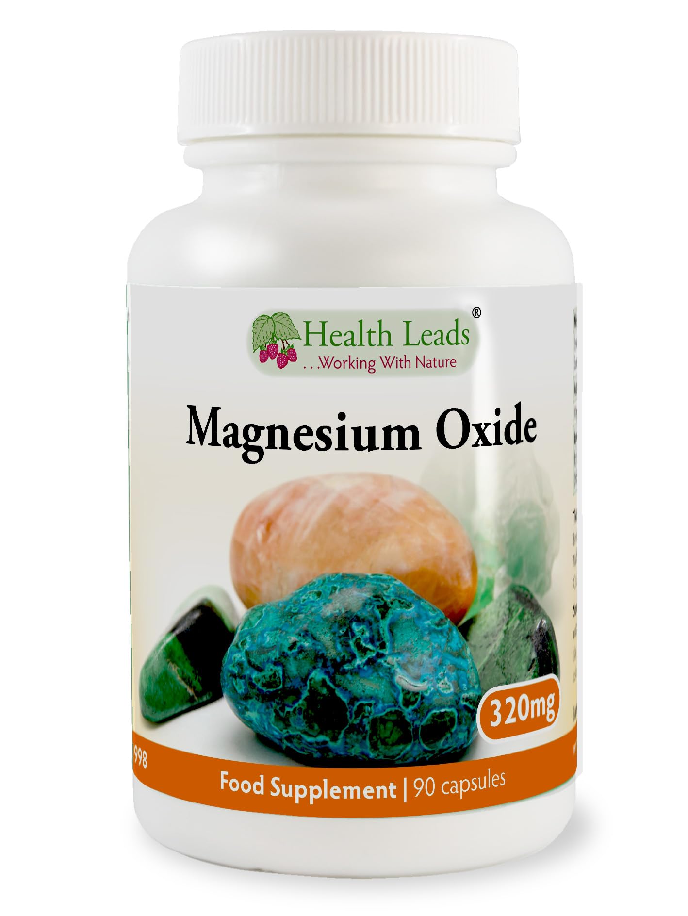 Health Leads ...Working With Nature Magnesium Oxide 320mg x 90 Capsules