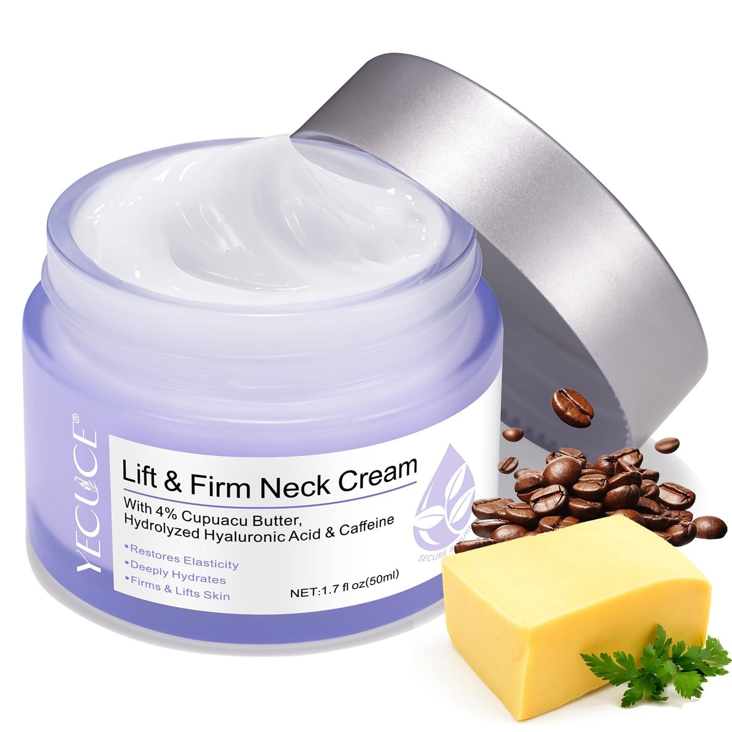XAYGHE Neck Firming Cream | Tighten and Lift Neck Cream -Tightening & Lifting Sagging Skin - Reduce Fine Lines & Wrinkles - Advanced Neck Cream Face Moisturizing 50ML