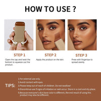Coloroom Skin Tint Foundation Stick – Hydrating Tinted Moisturiser & Portable Beauty Balm Serum Boosted Makeup Stick for Face