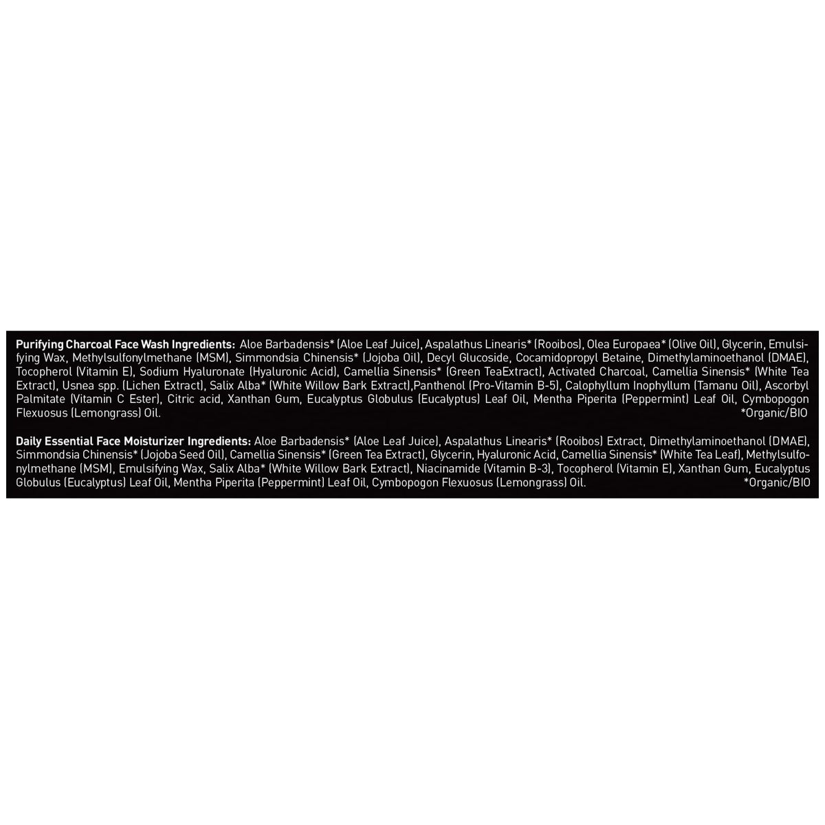 Brickell Men's Products Brickell Men's Daily Essential Face Care Routine II, Purifying Charcoal Face Wash and Daily Essential Face Moisturizer, Natural and Organic, Scented
