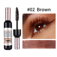 Dark Brown Mascara for Eyes, Long Lasting Thick,Quick Drying & Non-Clump, Smudge-Proof Fiber Mascara, Instant Hair Dye for Christmas, Halloween, Birthdays, Parties