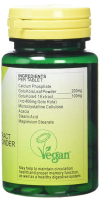 Health Plus Gotu Kola General Health Plant Supplement - 60 Tablets