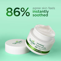 Simple Soothing Water Face Cream facial moisturiser with 15% skin conditioners, aloe and ceramide boosters for a healthy skin barrier calms and hydrates dry, sensitive skin 50 ml
