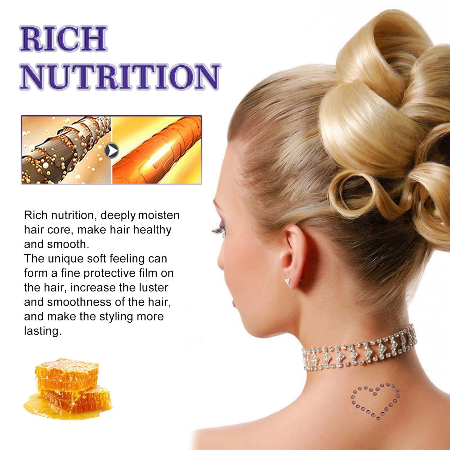 Hair Wax Stick, MKNZOME 2Pcs Hair Wax for Men Women Wax Stick for Hair Wigs Edge Control Stick Hair Stick Non-greasy Styling Wax for Fly Away & Edge Frizz Hair