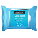 Neutrogena Hydro Boost Cleansing Facial Wipes, Blue, 25 Count, (Pack of 1)