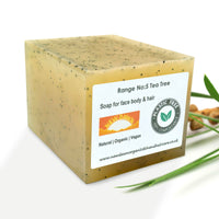 New Dawn Handmade Natural Tea Tree Soap Loaf - Range No.5 - Acne/Blackhead/keratosis Pilaris/Athlete's Foot/Hidradenitis Suppurativa Relief - 400g Money Saver Loaf