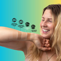 Sun Zapper Zinc Stick - Tan, Light Skin Tinted Sunblock Stick SPF 50+ Zinc Oxide Sunscreen for Face Mineral Sun Cream Made in Australia