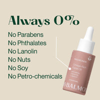 Balmonds Omega Rich Facial Oil 30ml - 100% Natural with Rosehip, Lavender & Vitamin E - Hydrating, Nourishing & Moisturising Serum