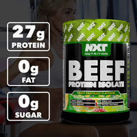 NXT Nutrition NXT Beef Protein Isolate 540g - High Protein Powder in Natural Amino Acids - Paleo, Keto Friendly - Dairy and Gluten Free | 540g (Fruit Pastilles)